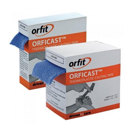 Orficast Fingerverband thermoplastisch Stärke 1,3mm blau 3cmx300cm von KREWI MEDICAL PRODUKTE GMBH